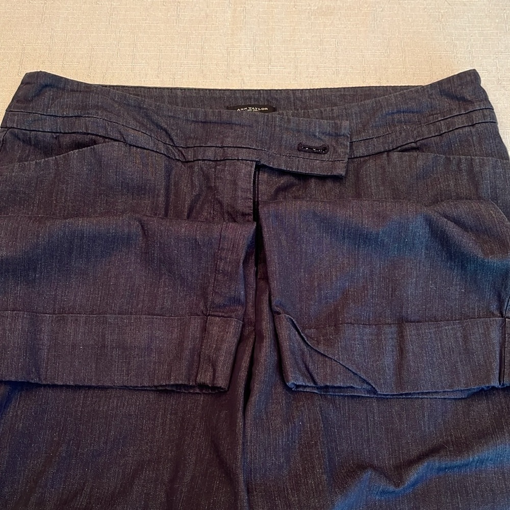 ANN TAYLOR Capris Straight Leg Dress Pants - Picture 6 of 8